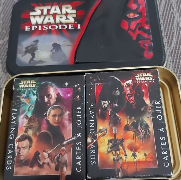 Starwars playing cards & tin - Picture 5 of 15